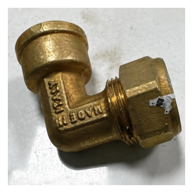 Codo bronce hembra 12 mm x 1/2 hembra codo bronce